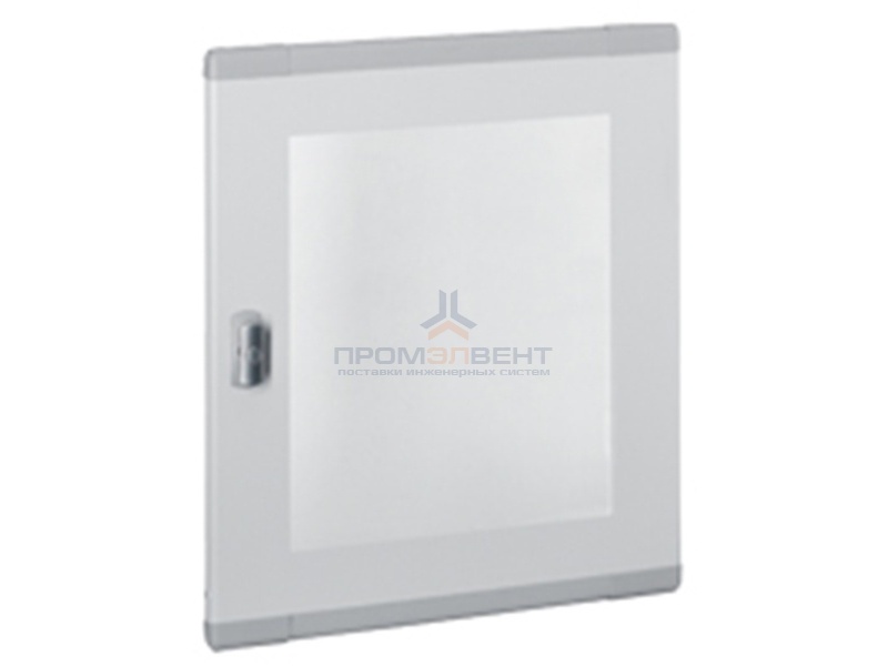 Дверь со стеклом плоская для шкафов Legrand XL3 160-400 высотой 1050мм 6 реек