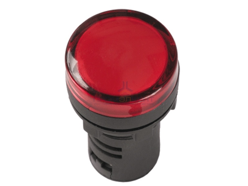 Лампа AD16DS(LED)матрица d16мм красный 230В AC ИЭК